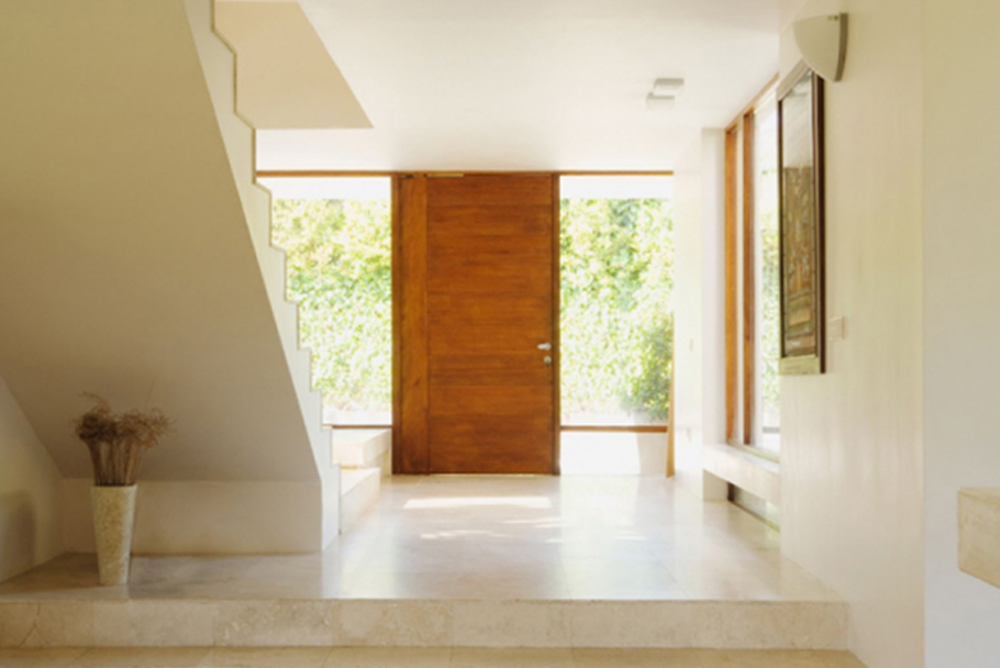 Modern engineered wooden front doors for homes