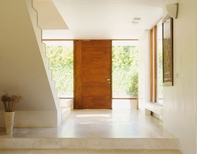 Modern engineered wooden front doors for homes