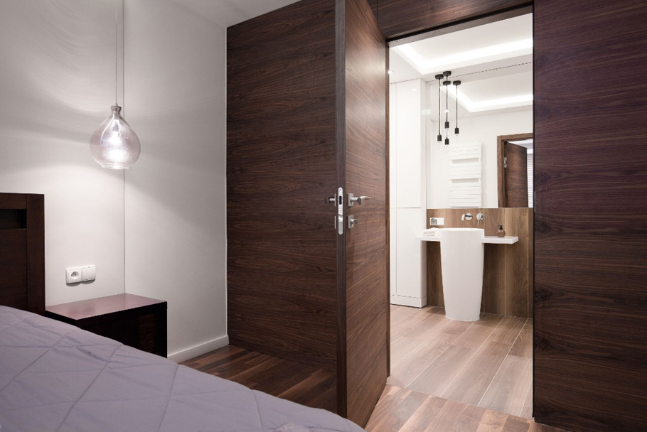Modern wooden bedroom doors and frames