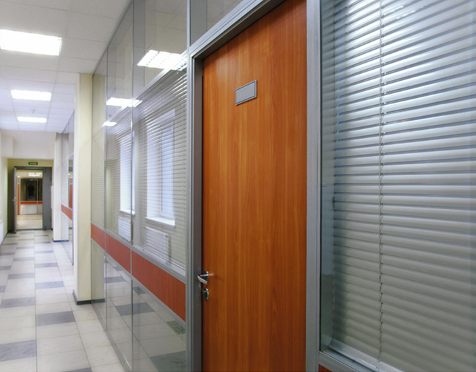 Office doors designed for modern commercial interiors